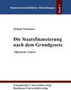 Buchcover Die Staatsfinanzierung nach dem Grundgesetz