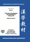 Buchcover Vertragsverhandlungen mit chinesischen Firmen III: Fälle und Literatur