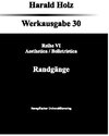 Buchcover Bd. 30 Randgänge