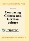 Buchcover Comparing Chinese and German culture