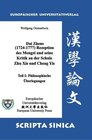 Buchcover Dai Zhens (1724-1777) Rezeption des Mengzi und seine Kritik an der Schule Zhu Xis und Cheng Yis - Teil I: Philosophische