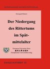 Buchcover Der Niedergang des Rittertums im Spätmittelalter