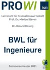 Buchcover Betriebswirtschaftslehre für Ingenieure