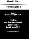 Buchcover Bd 2 System der Transzendentalphilosophie im Grundriß II