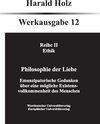 Buchcover Bd. 12 Philosophie der Liebe