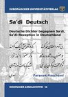 Buchcover Sadi Deutsch