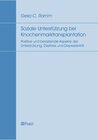 Buchcover Soziale Unterstützung bei Knochenmarktransplantation