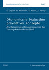 Buchcover Ökonomische Evaluation präventiver Konzepte