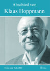 Buchcover Abschied von Klaus Hoppmann