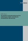 Buchcover Das Berliner Evaluationsinstrument für selbsteingeschätzte studentische Kompetenzen (BEvaKomp)
