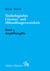 Buchcover Toxikologisches Literatur- und Abhandlungsverzeichnis Band 4 Amphibiengifte