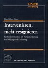 Buchcover Intervenieren, nicht resignieren