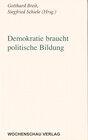 Buchcover Demokratie braucht politische Bildung