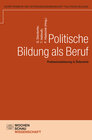 Buchcover Politische Bildung als Beruf