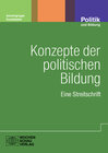 Buchcover Konzepte der politischen Bildung