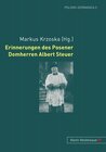 Buchcover Erinnerungen des Posener Domherren Albert Steuer