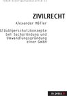 Buchcover Gläubigerschutzkonzepte bei Sachgründung und Umwandlungsgründung einer GmbH