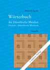 Buchcover Wörterbuch der Düsseldorfer Mundart