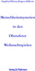 Buchcover Menschheitsmysterien in den Oberuferer Weihnachtspielen