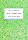 Buchcover Poesie und Erkenntnis