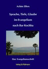 Buchcover Sprache, Tiefe, Glaube im Evangelium nach Bar Kochba