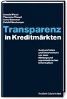 Buchcover Transparenz in Kreditmärkten