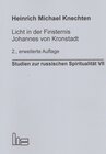 Buchcover Licht in der Finsternis - Johannes von Kronstadt.