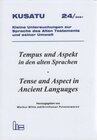 Buchcover Tempus und Aspekt in den alten Sprachen - Tense an Aspect in Ancient Languages.