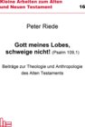Buchcover Gott meines Lobes schweige nicht (Psalm 109,1)