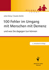 Buchcover 100 Fehler im Umgang mit Menschen mit Demenz