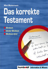Buchcover Das korrekte Testament