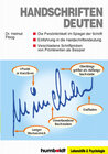 Buchcover Handschriften deuten