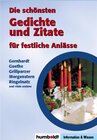 Buchcover Die schönsten Gedichte und Zitate für festliche Anlässe