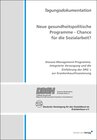 Buchcover Neue gesundheitspolitische Programme – Chance für die Sozialarbeit?