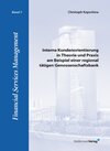Buchcover Interne Kundenorientierung in Theorie und Praxis am Beispiel einer regional tätigen Genossenschaftsbank