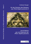 Buchcover An den Grenzen des Denkens