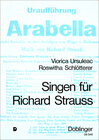 Buchcover Singen für Richard Strauss