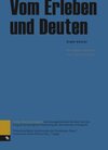 Buchcover Vom Erleben und Deuten