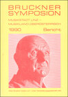 Buchcover Bruckner-Symposion Linz 1990