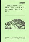 Buchcover Arbeitstagung 1979 der Geologischen Bundesanstalt