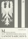 Buchcover Mitteilungen des oberösterreichischen Landesarchivs / Mitteilungen des Oberösterreichischen Landesarchivs