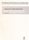 Buchcover Ländliche Architektur in Mazedonien