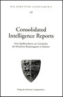 Buchcover Consolidated Intelligence Reports. Psychological Warfare Branch. Military Government Kärnten Mai 1945 bis April 1946