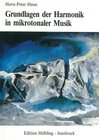 Buchcover Grundlagen der Harmonik in mikrotonaler Musik