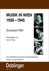 Buchcover Studien zu Franz Schmidt / Musik in Wien 1938-1945