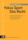 Buchcover Fokus Sport - Das Recht