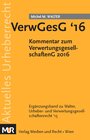 Buchcover VerwGesG '16 - Verwertungsgesellschaftengesetz 2016