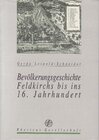 Buchcover Bevölkerungsgeschichte Feldkirchs bis ins 16. Jahrhundert