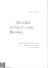 Buchcover Die Bibel in Elias Canettis "Blendung"
