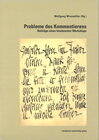 Buchcover Probleme des Kommentierens